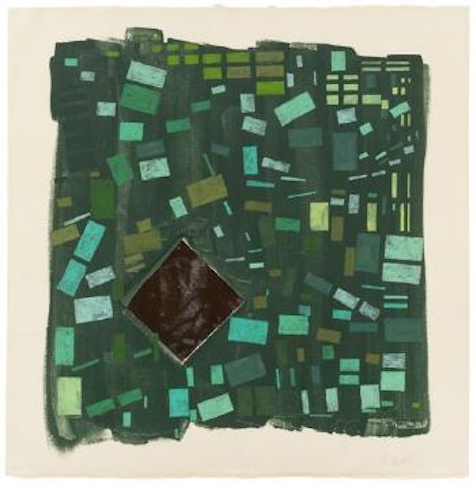 X6 Rectangles (from the Homan-Ji series) by Jennifer Bartlett