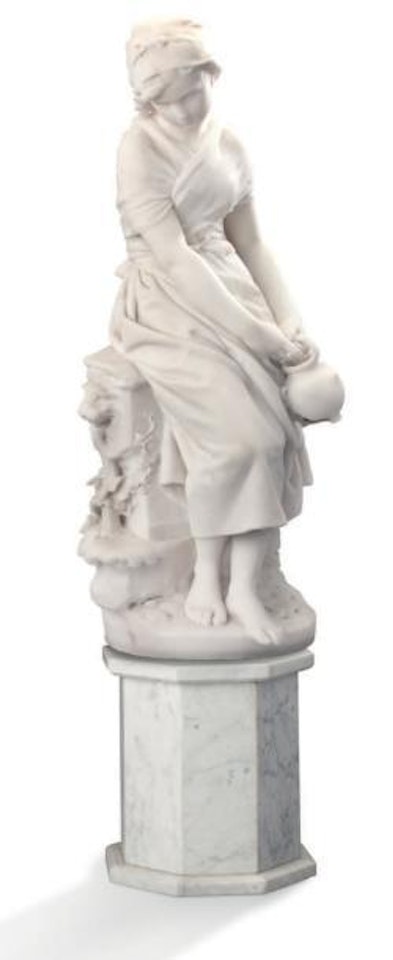Jeune fille à la cruche by Mathurin Moreau