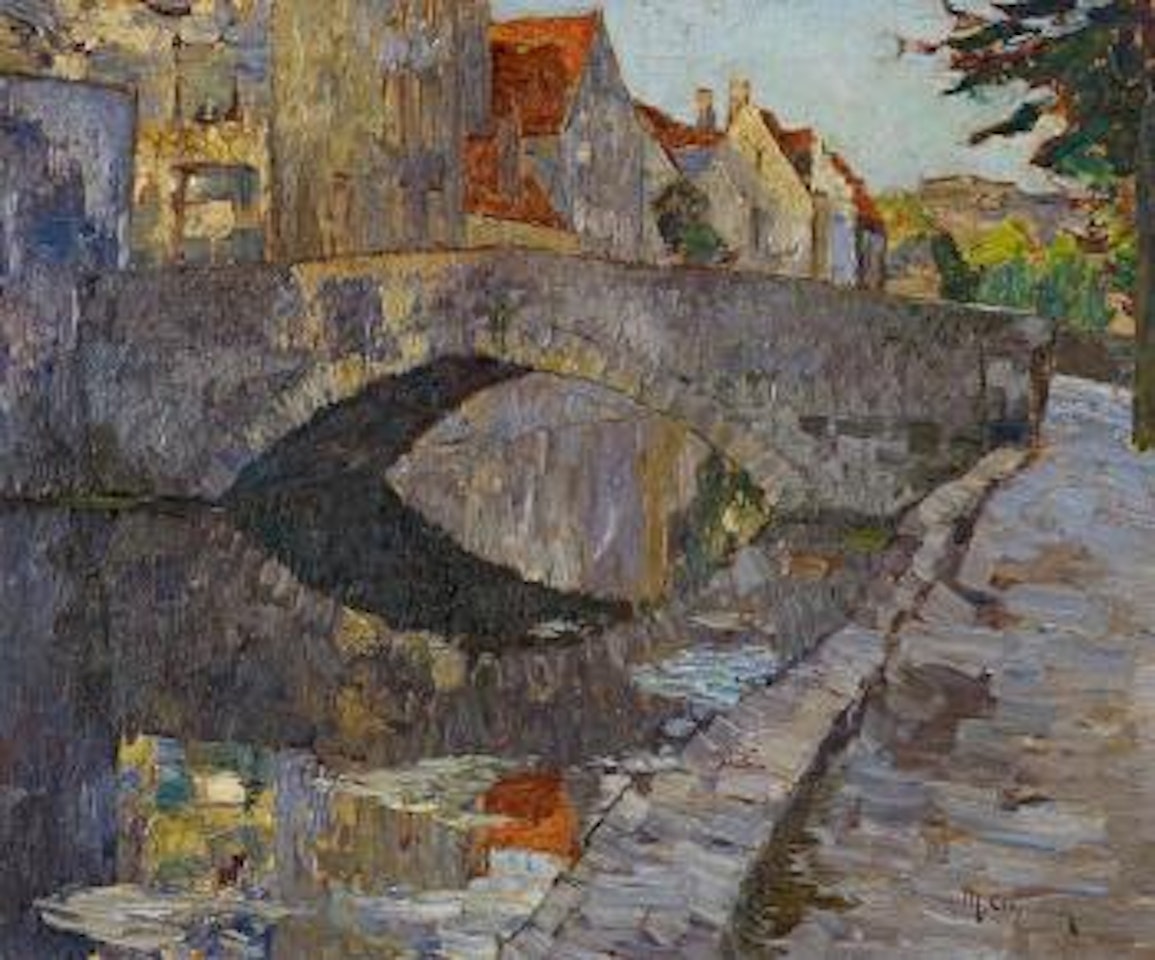 Sunny Day in the Old Part of Town by Max Clarenbach