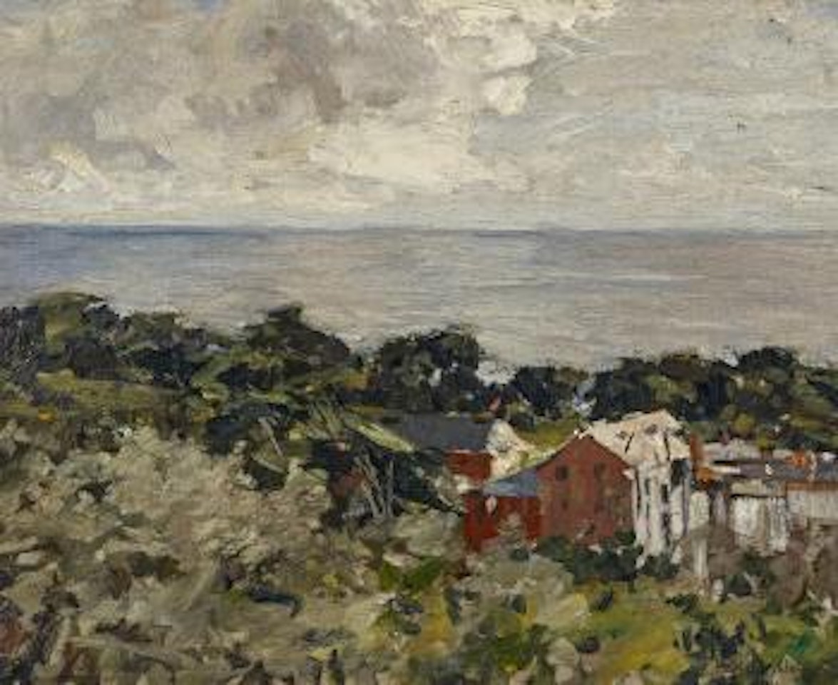 Blick aufs Meer, Nervi (View of the Sea, Nervi) by Max Clarenbach
