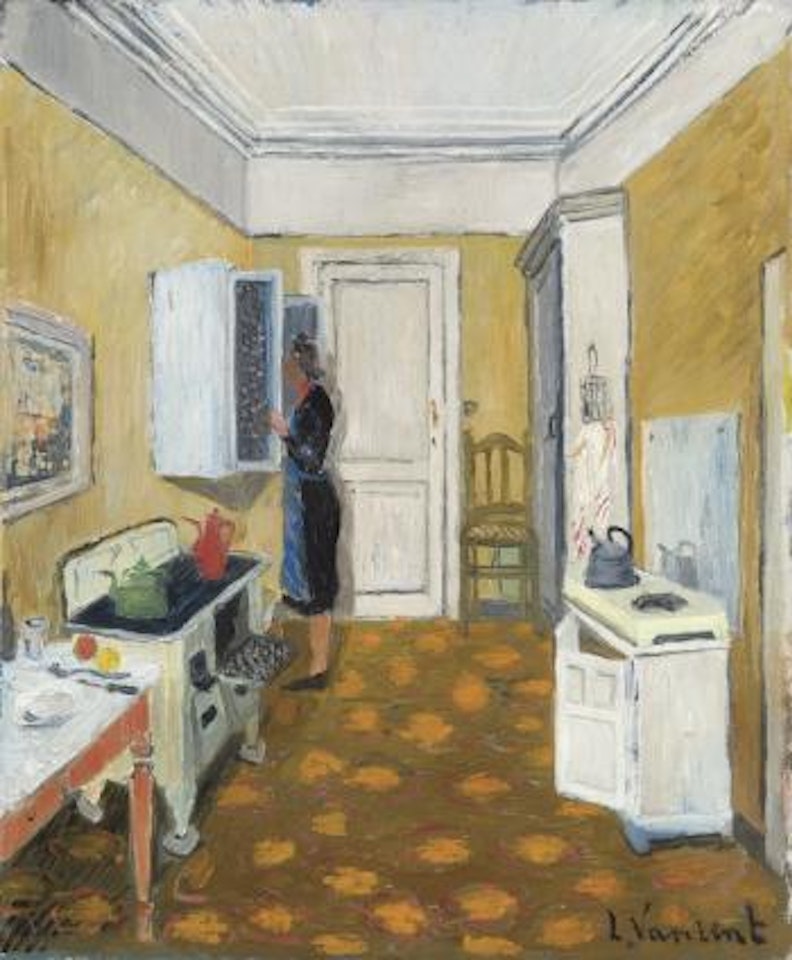 Kitchen Scene (ca. 1943-'44) by Louis van Lint