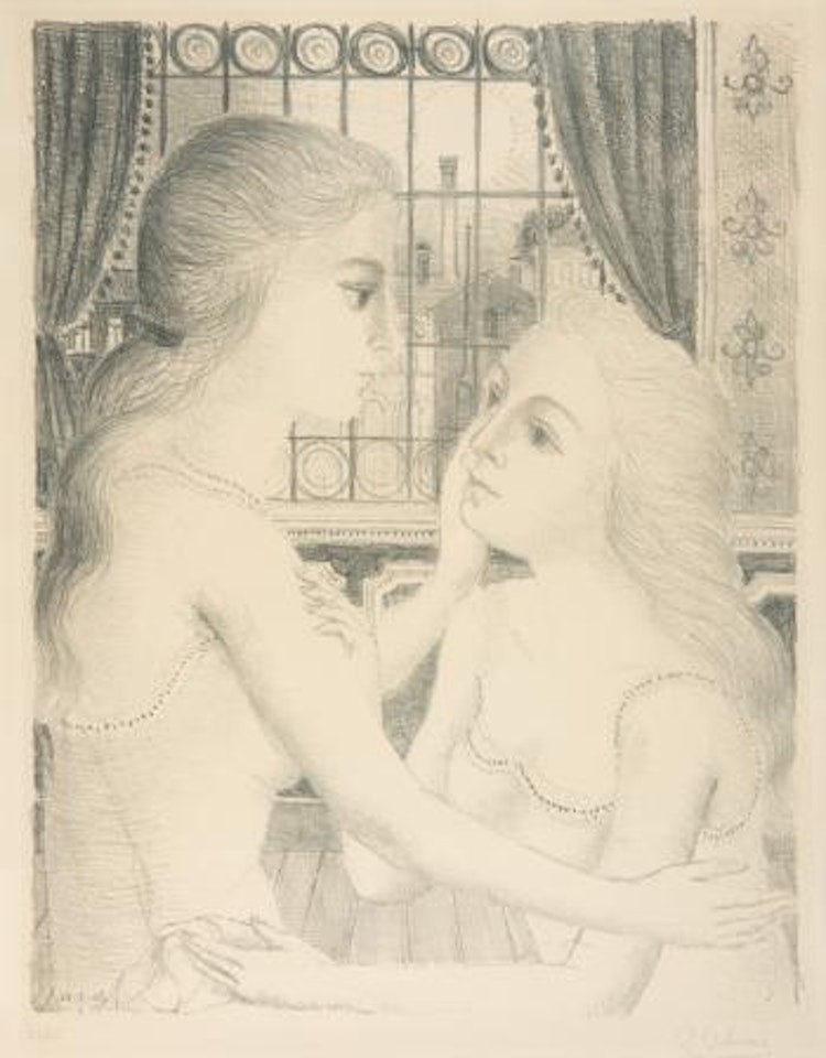 Le secret - The Secret by Paul Delvaux