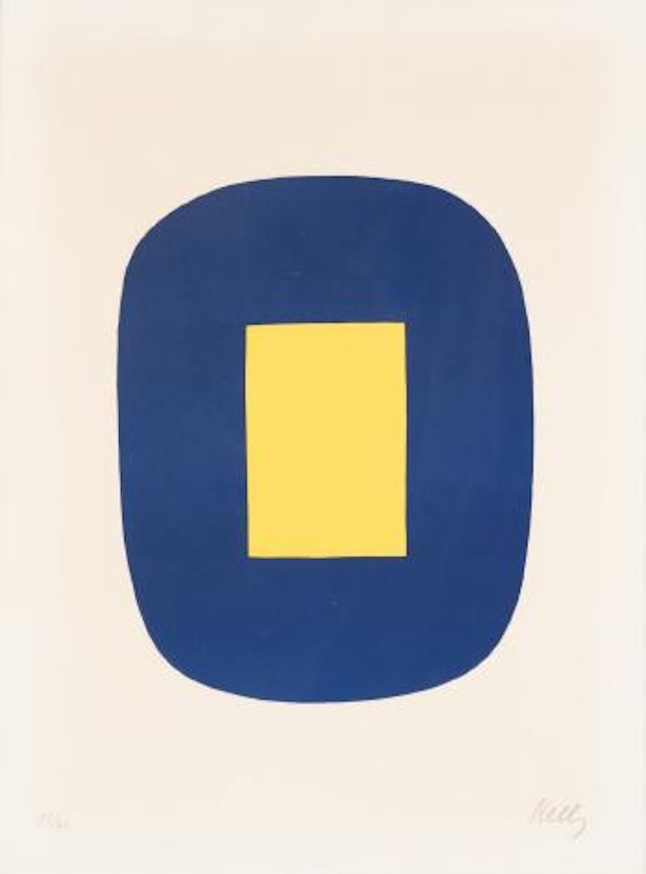 Blue and Yellow by Ellsworth Kelly