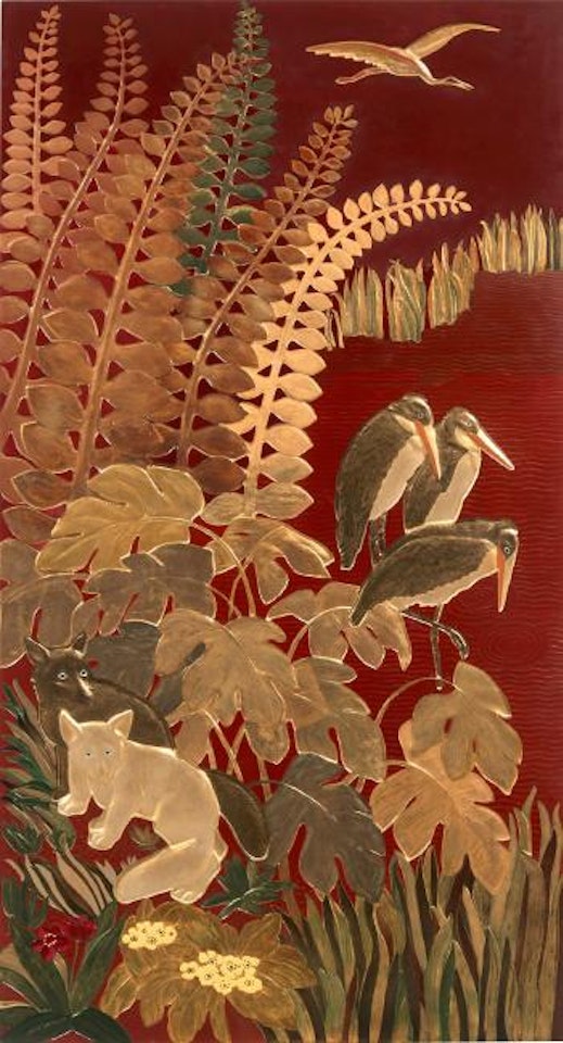 La chasse (détail) by Jean Dunand