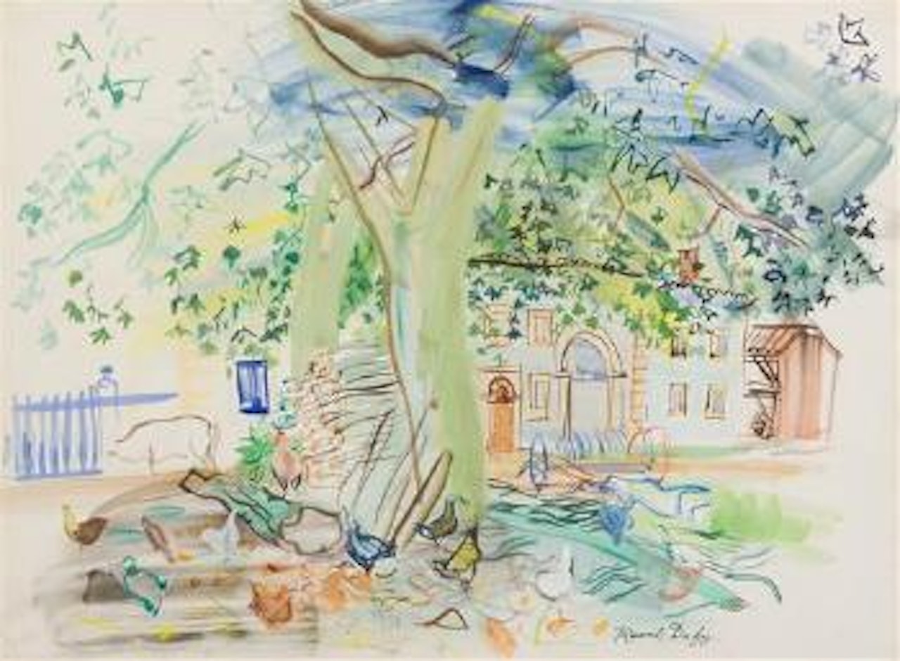 Cour de ferme by Raoul Dufy