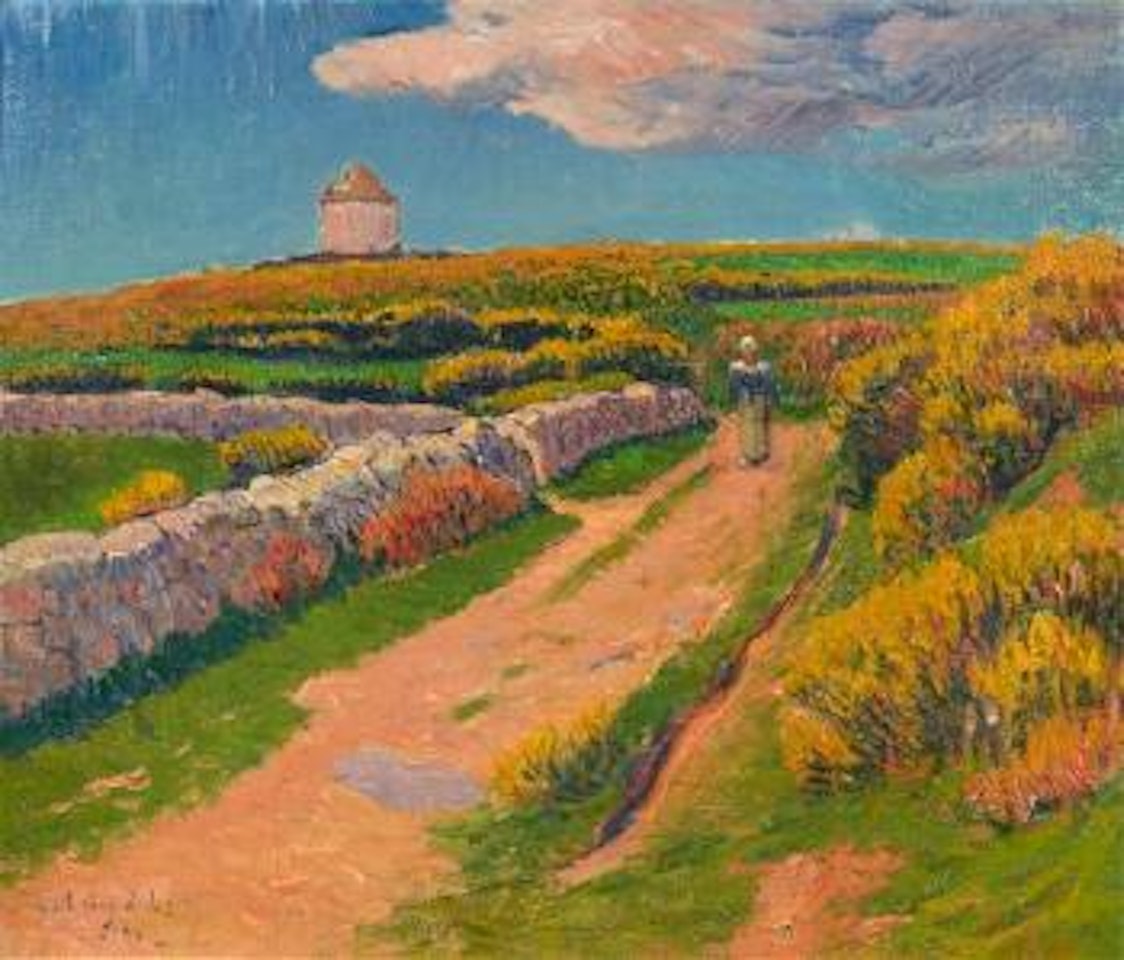 Paysage a Pont-Aven by Henry Moret