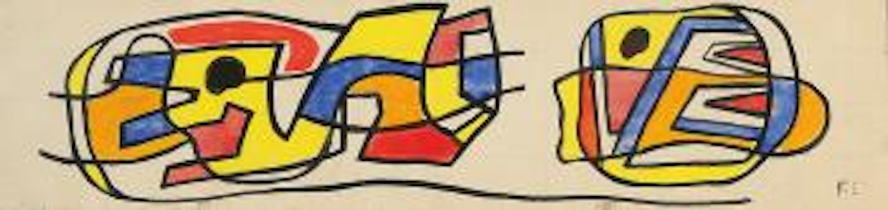 Maquette pour la mosaïque de Caracas by Fernand Leger