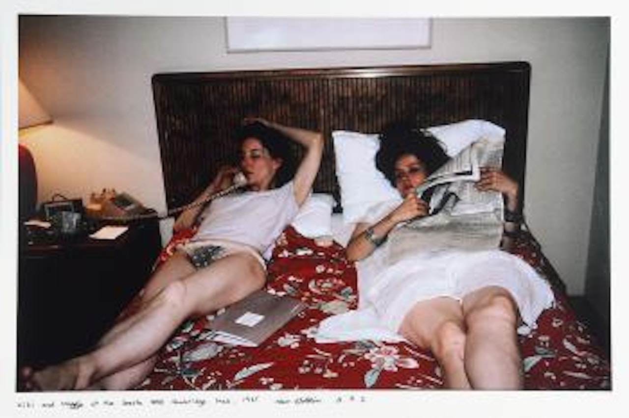 Kiki and Maggie at the Sonesta Hotel. Cambridge Mass. by Nan Goldin
