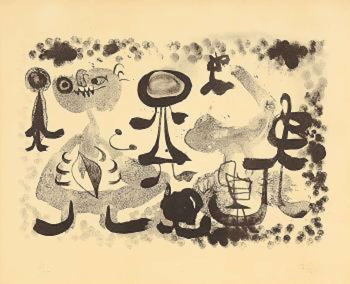 Sheet from "Album 13" by Joan Miró