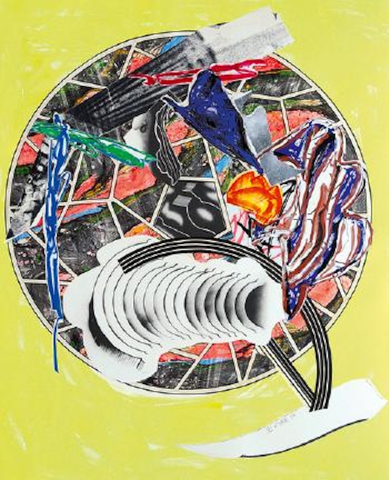 The Whale as a Dish, 1989, from 'The Waves' by Frank Stella