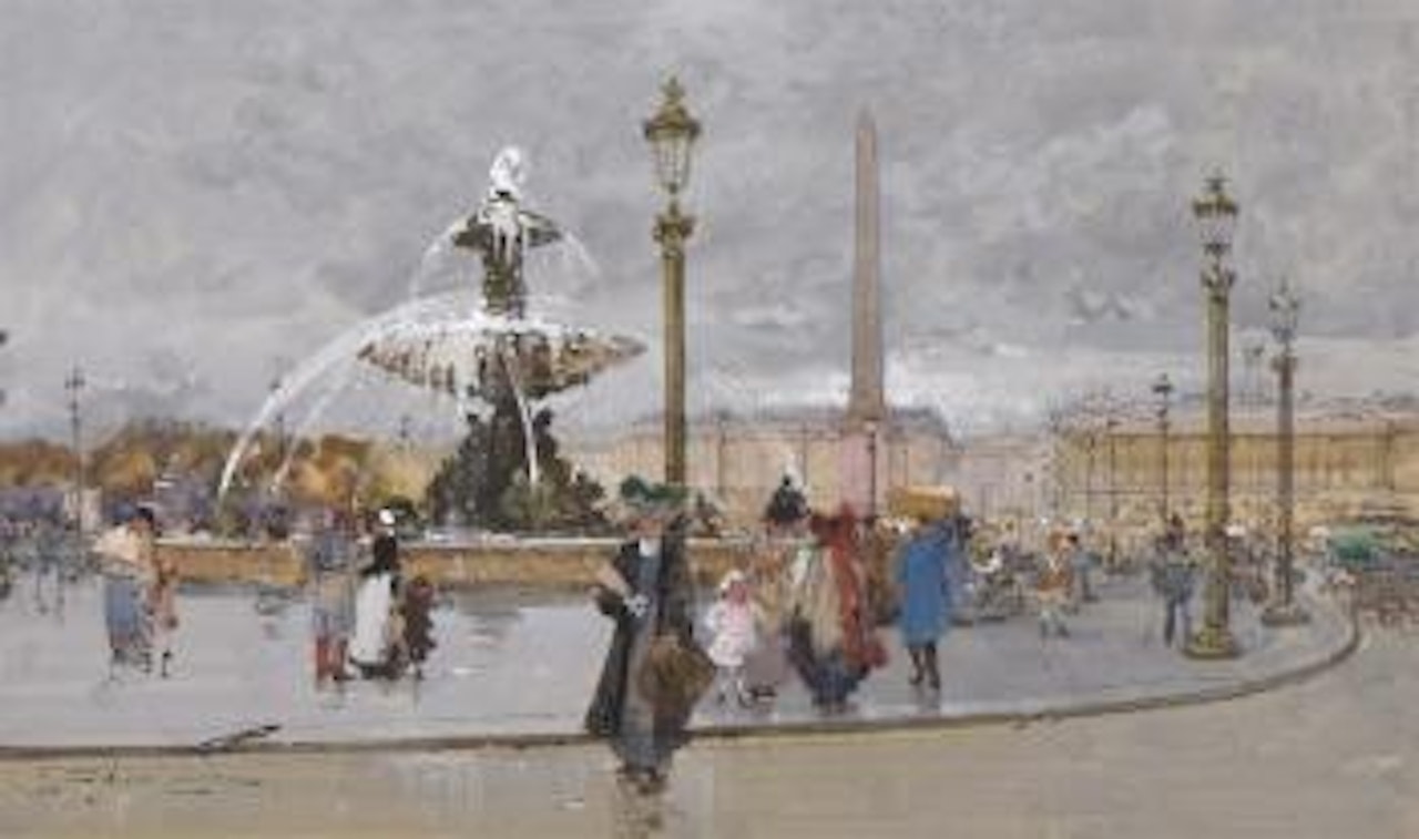 La Concorde by Eugene Galien-Laloue