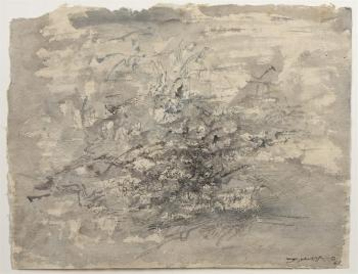 Composition abstraite by Zao Wou-Ki