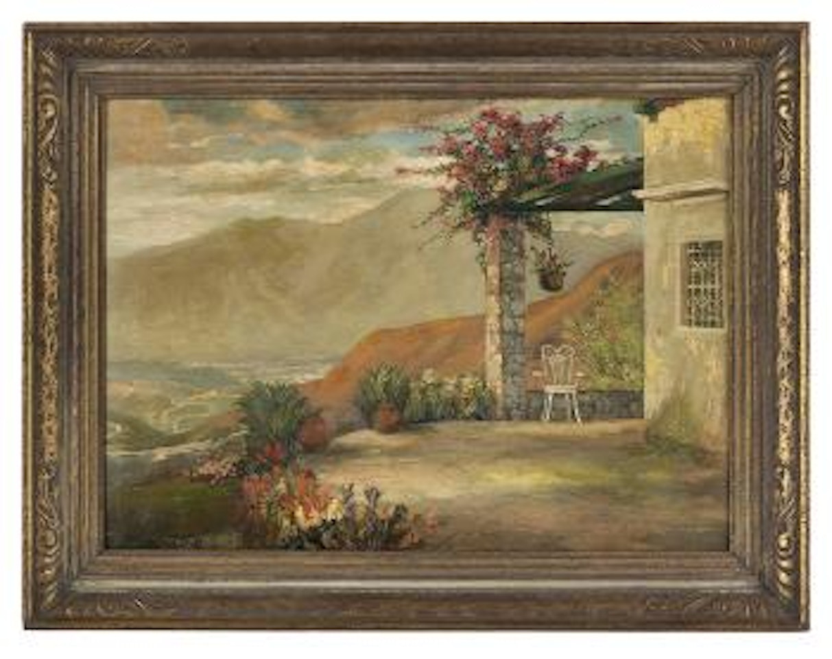 Terrace View of the Amalfi Coast , by Georgij Aleksandrovic Lapschin