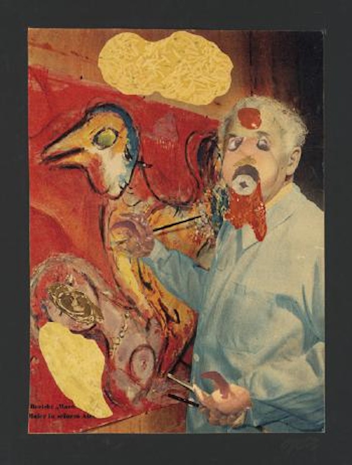 Bericht, Marc (Chagall) Maler in seinem Atelier by George Grosz