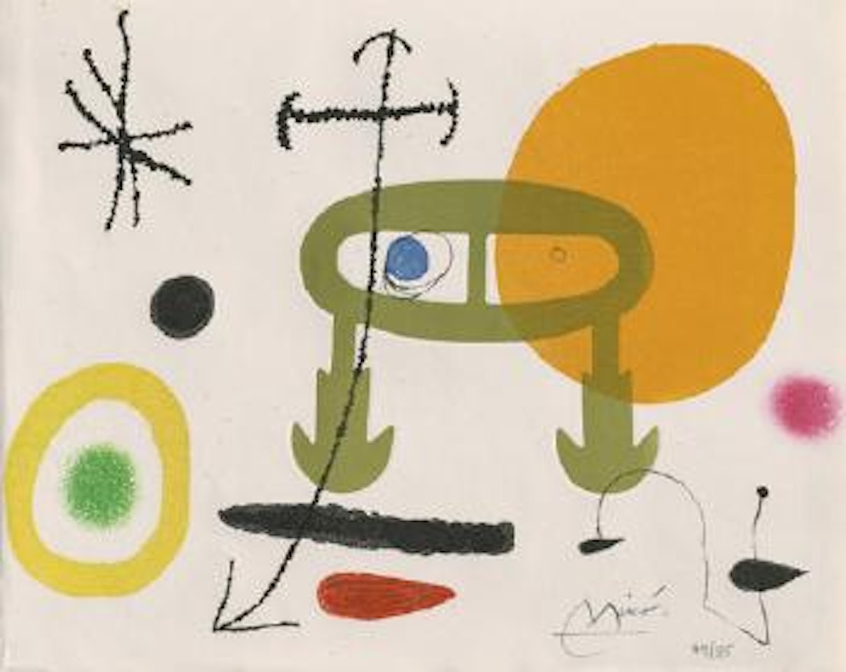 Je n'ai jamais appris a écrire ou les incipit ,
1969 by Joan Miró