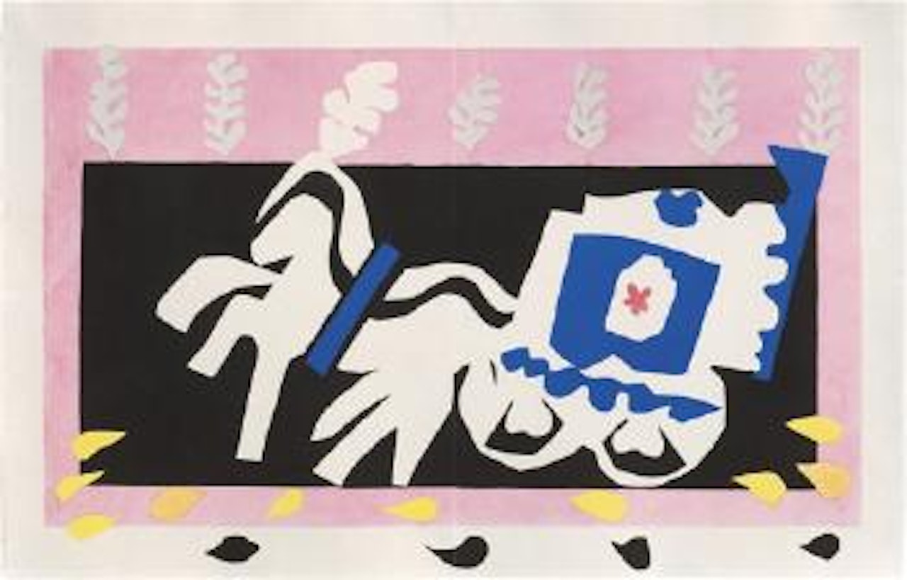 L'enterrement de Pierrot, aus: Jazz ,
1947 by Henri Matisse