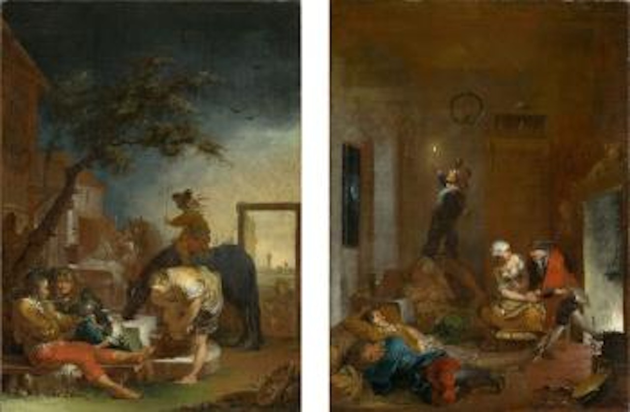 Bilderpaar: Der Abend Und Die Nacht ,
1778 by Januarius Johann Rasso Zick