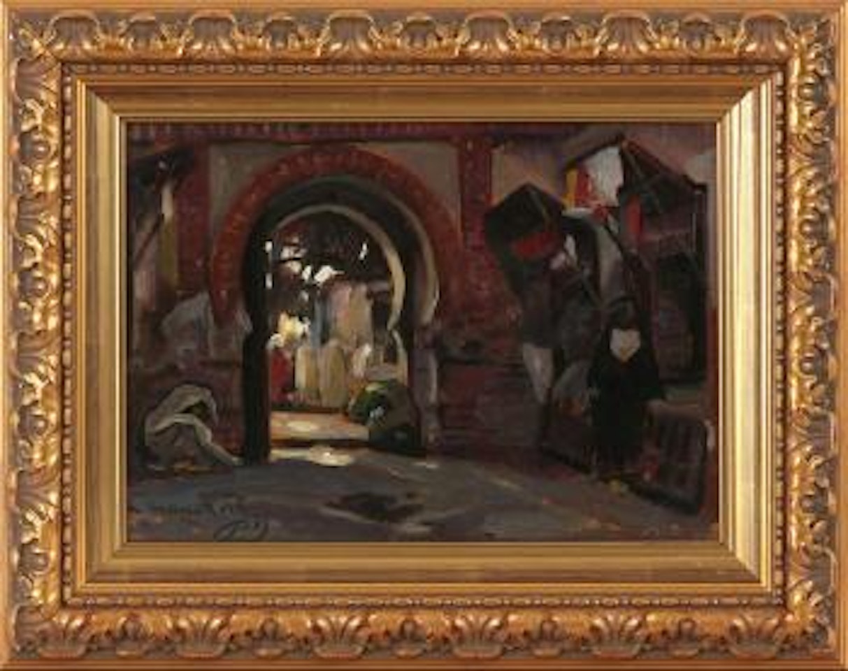 Entrée du souk à Marrakech ,
1918 by Jacques Majorelle