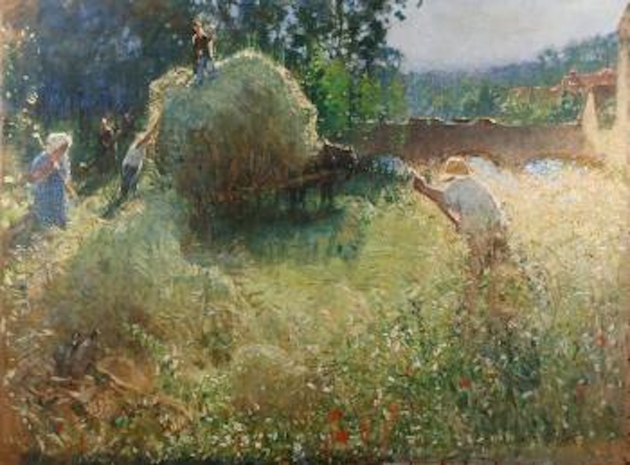 La Fenaison by Pierre Eugène Montezin
