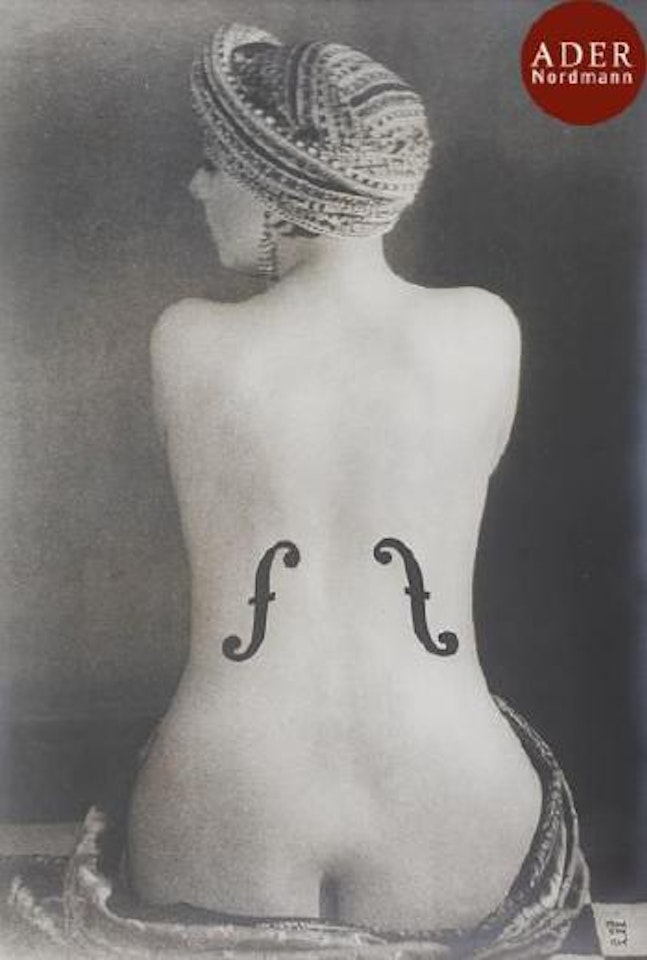 Le Violon d'Ingres ,
1924
,
Printed
Circa
1980 by Man Ray