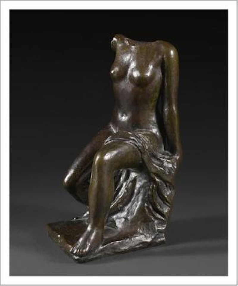Torse assis à la draperie ,
1896 by Aristide Maillol