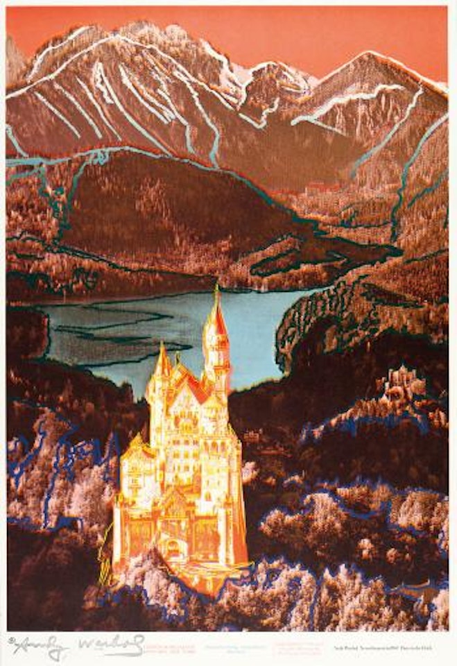 Neuschwanstein (Bayerische Rück) by Andy Warhol