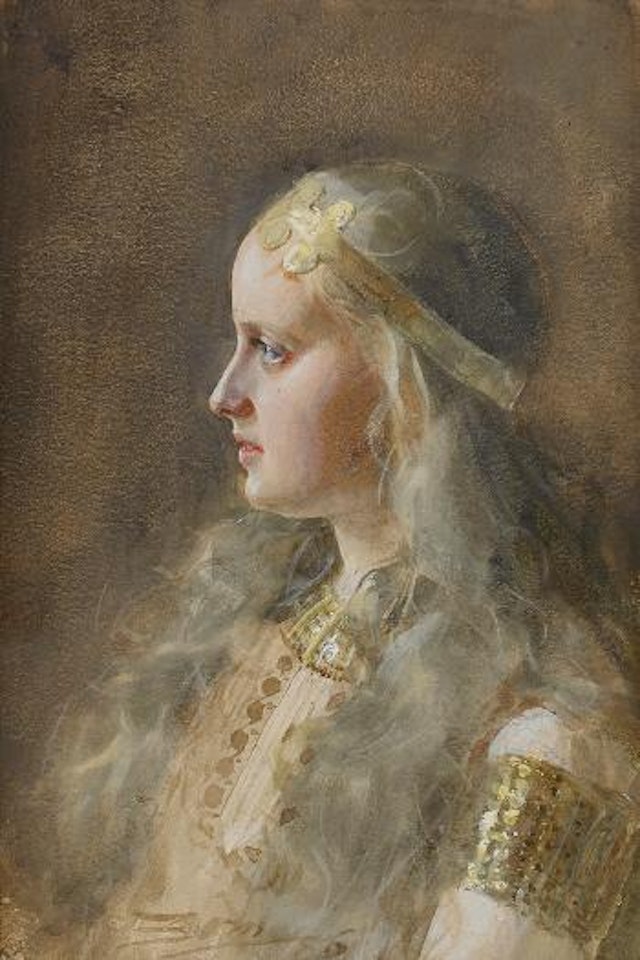 Gunnlöd ,
1886 by Anders Zorn