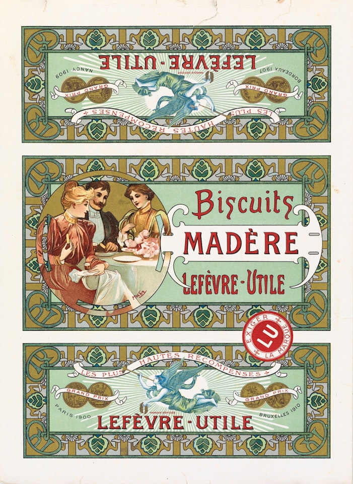 Biscuits Madère / Lefèvre - Utile by Alphonse Mucha