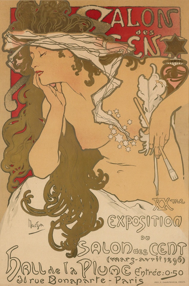 Salon Des Cent by Alphonse Mucha