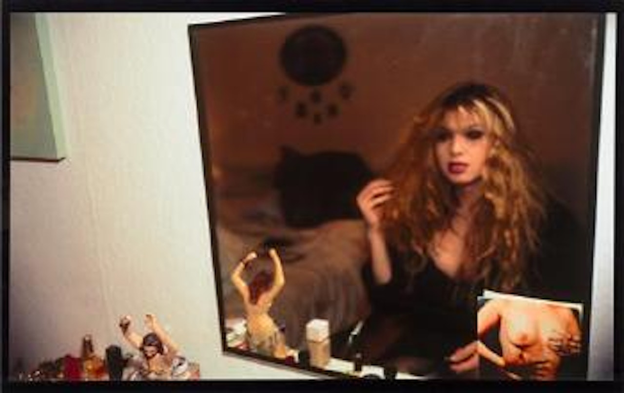 Joey in My Mirror, Hornstr, Berlin by Nan Goldin