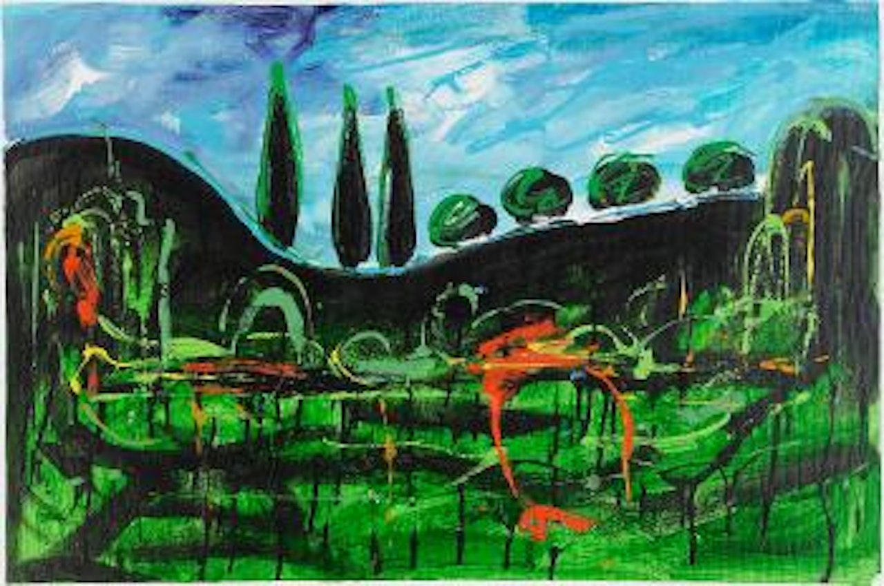 Landscape , by Mario Schifano