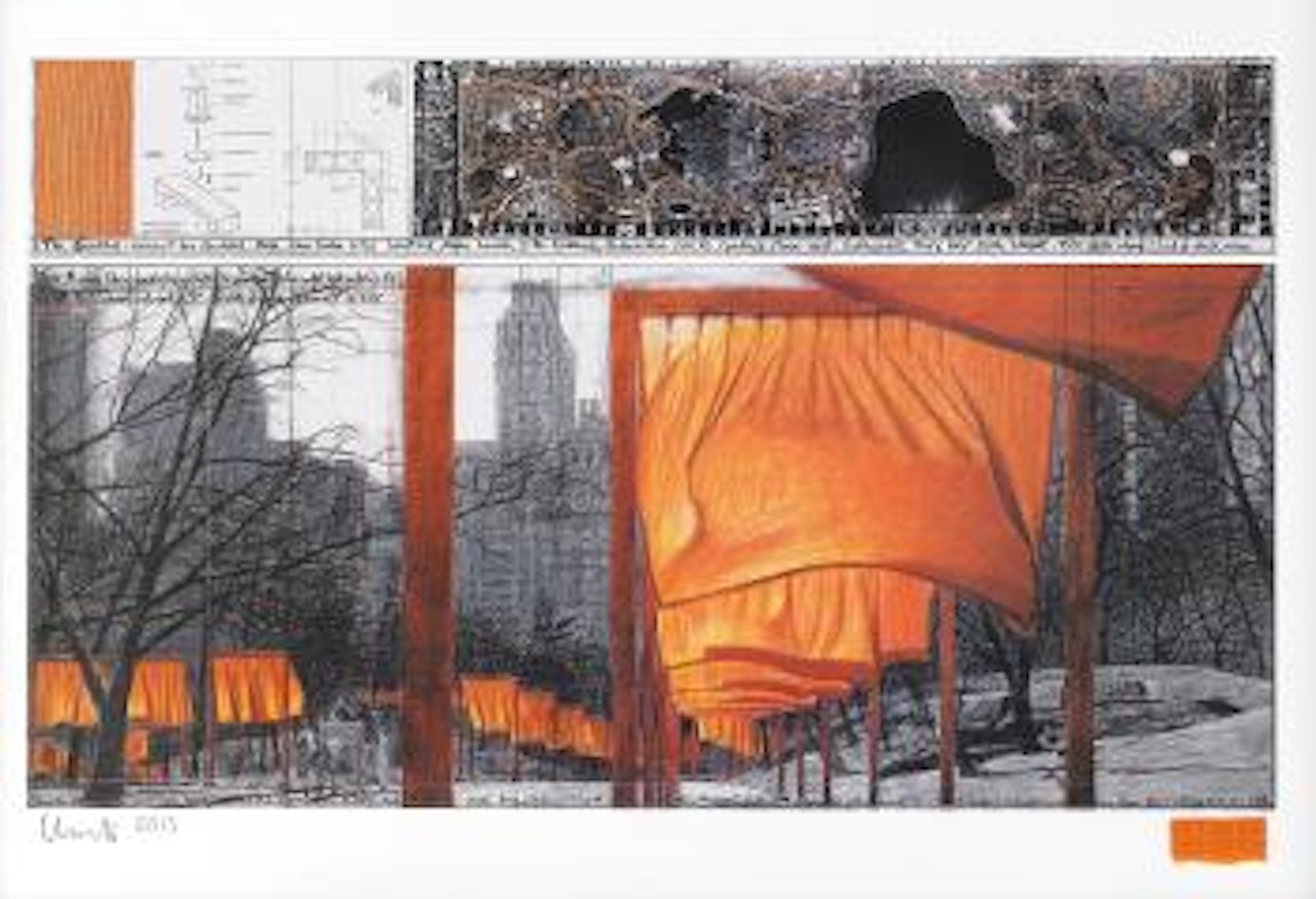 The gates (project for Central Park, New York) ,
2013 by Christo