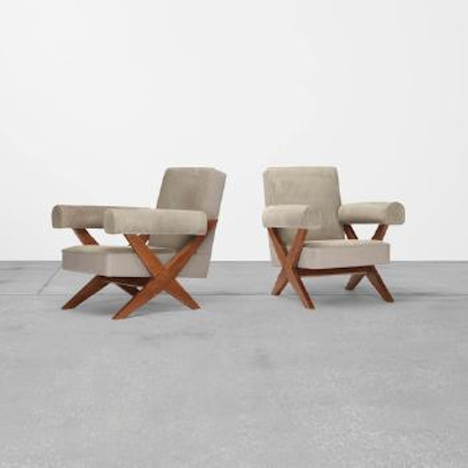 Lounge chairs from Chandigarh ,
Circa
1960 by Pierre Jeanneret