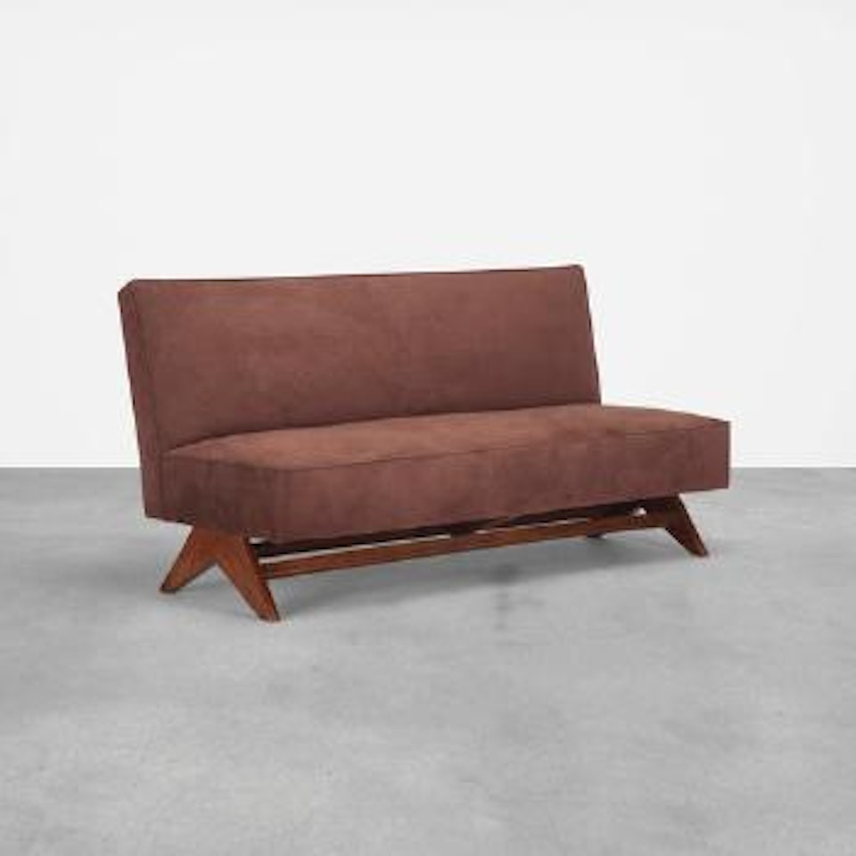 Sofa from Punjab University, Chandigarh ,
Circa
1955 by Pierre Jeanneret