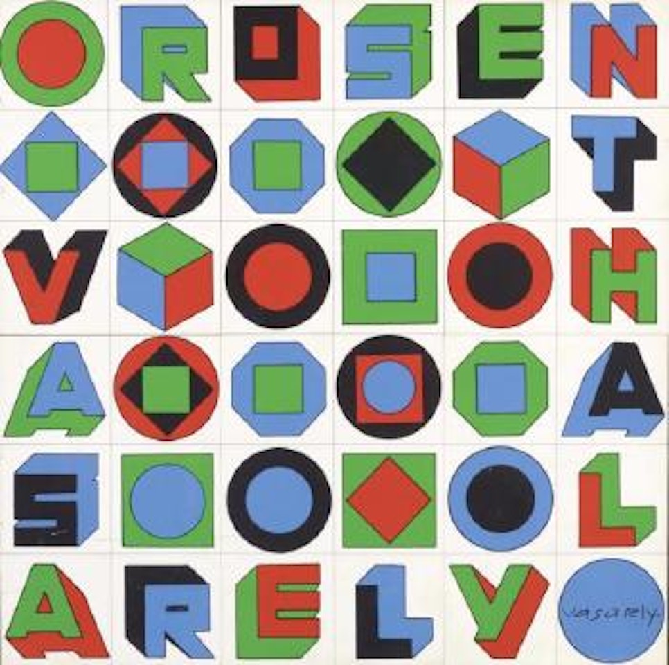 Rosenthal-Vasarely ,
1977 by Victor Vasarely