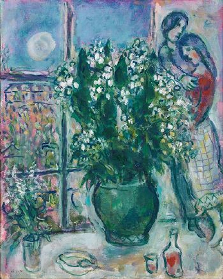 Les Muguets au Quai d'Anjou, Paris ,
1971 by Marc Chagall