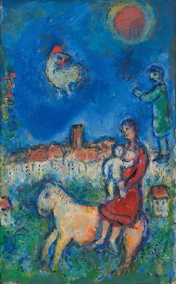 Maternité à St-Paul ,
Circa
1975 by Marc Chagall