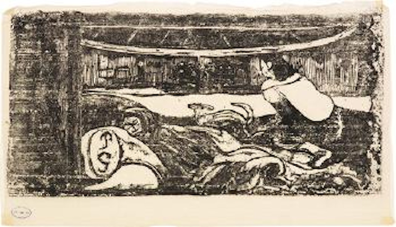 Intérieur de case ,
1898
-
1899 by After Paul Gauguin