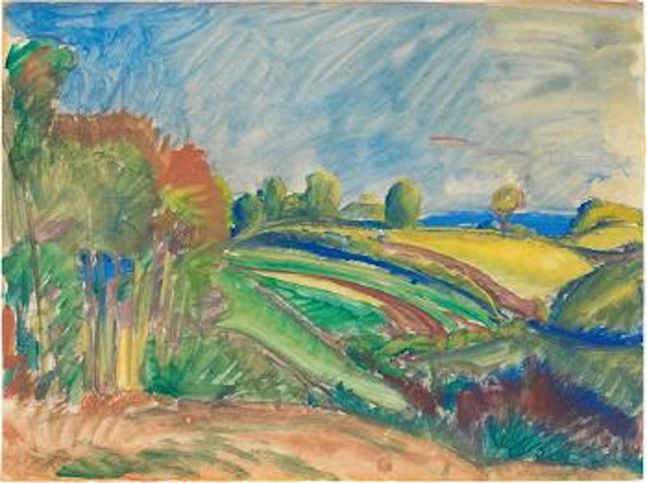 Flensburger Förde ,
1919 by Erich Heckel
