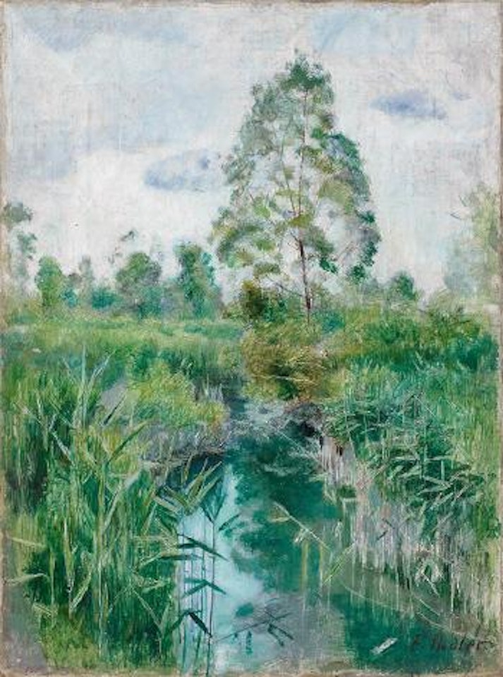 Bachlandschaft ,
Circa
1890 by Ferdinand Hodler