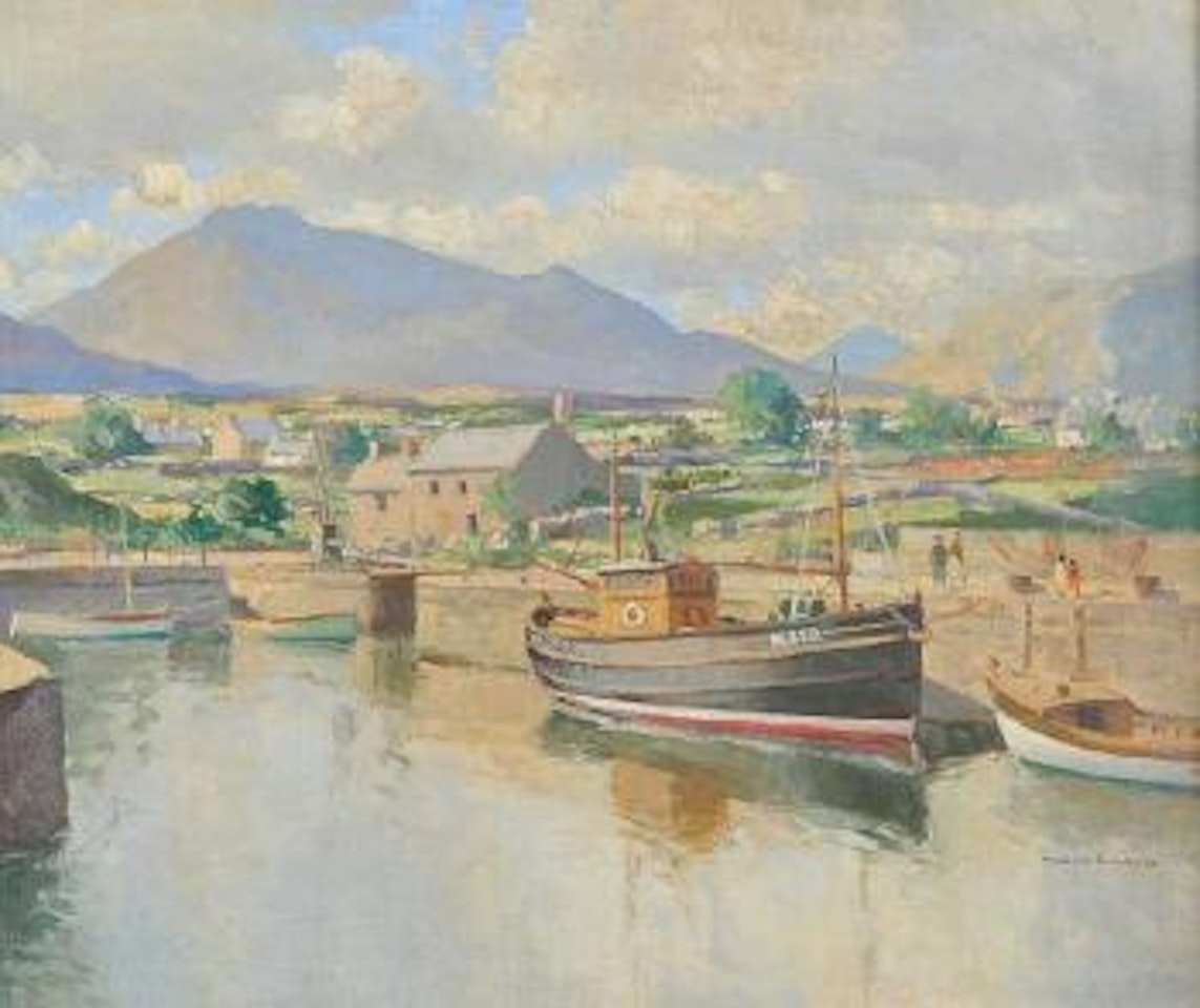 Annalong Harbour, County Down , by Maurice Canning Wilks
