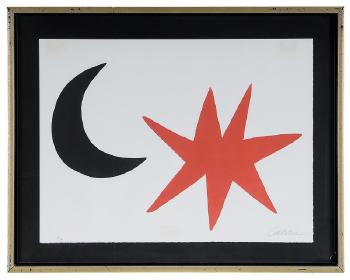 Moon and Star ,
Circa
1970 by Alexander Calder