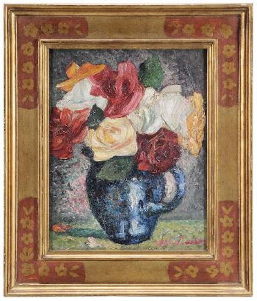 Still Life with Roses in a Pitcher , by Hayley Lever