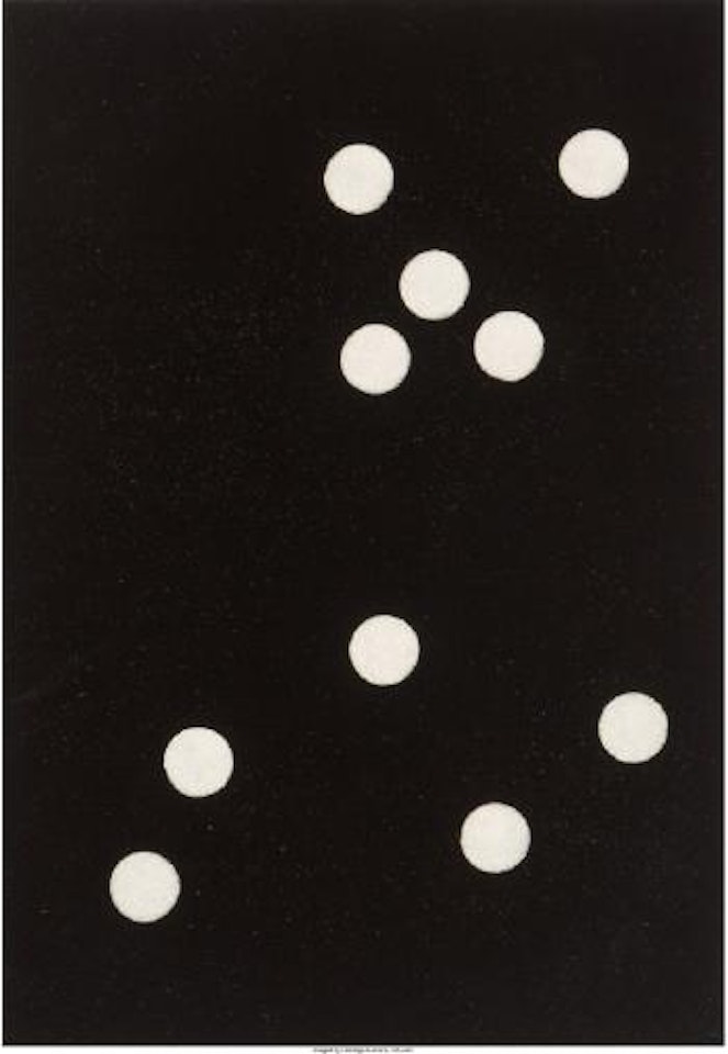 Dominoes Portfolio - 21 ,
1990 by Donald Sultan