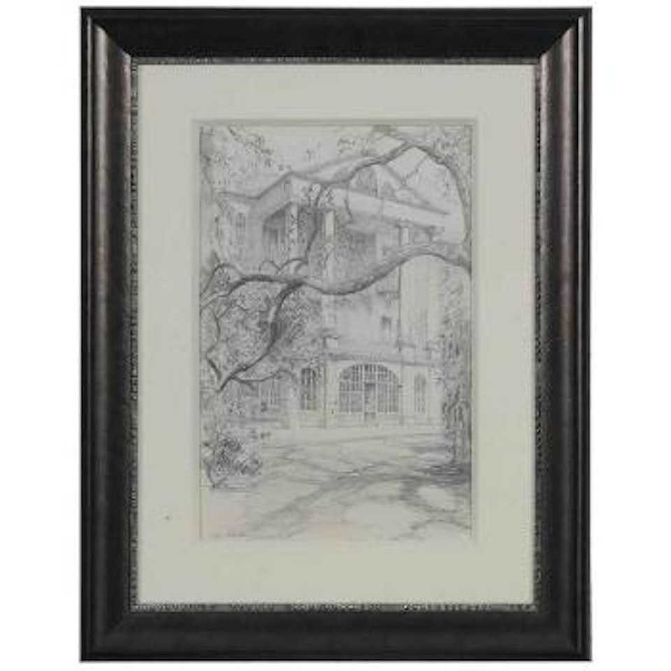 Ashley hall (James Nicholson House) ,
Circa
1931 by Alfred Hutty