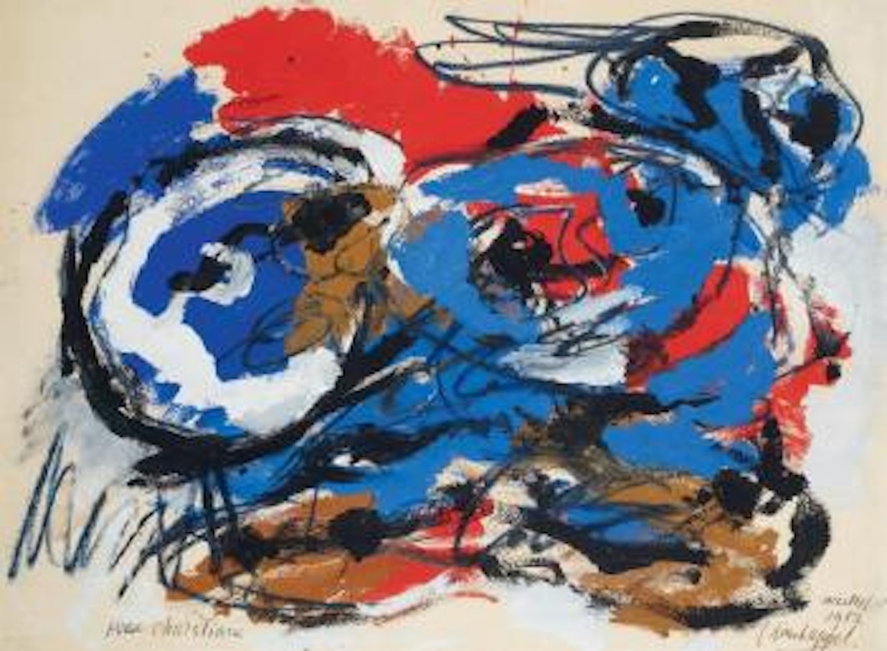 Composition ,
1962 by Karel Appel