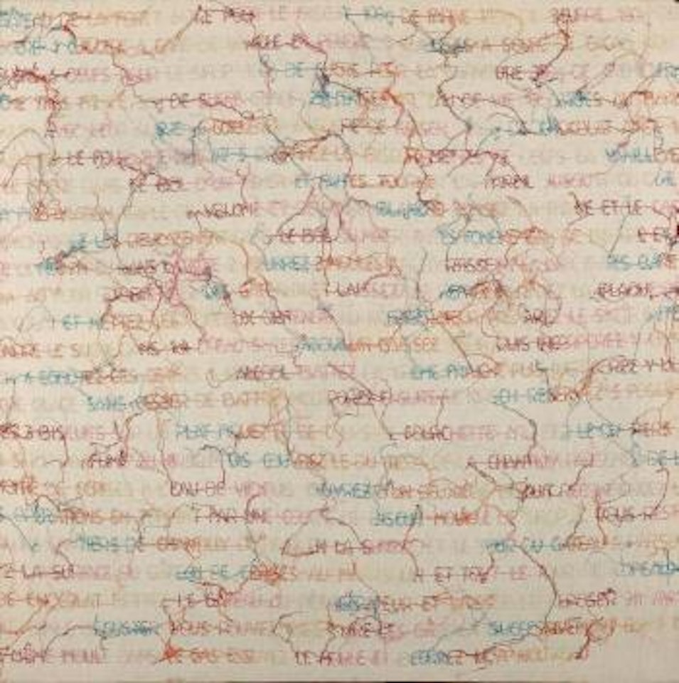 La recette du gateau de la foret noire ,
1993 by Ghada Amer