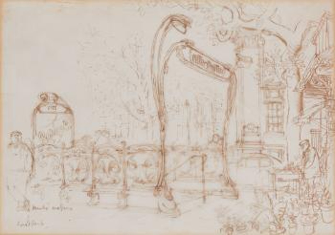 Marche aux Fleurs , by Ronald Searle