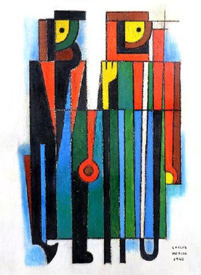 Los Dos Hermanos ,
1968 by Carlos Mérida