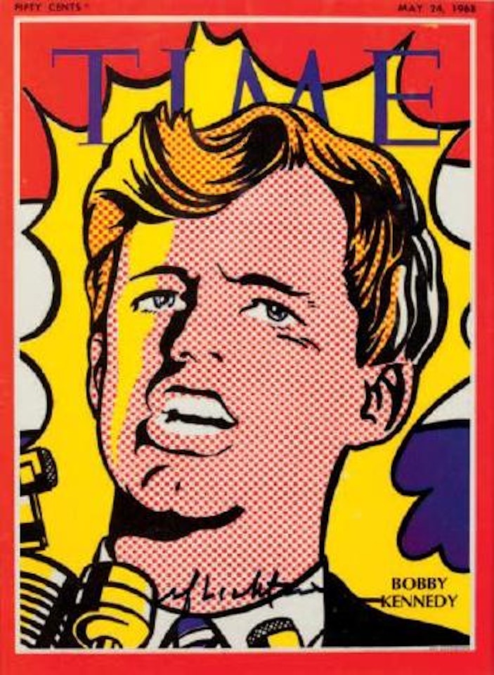 Bobby Kennedy ,
1968 by Roy Lichtenstein